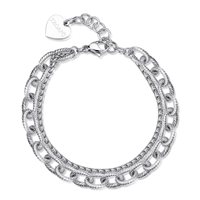 Pulsera Sagapo Mujer in Acero SHK65